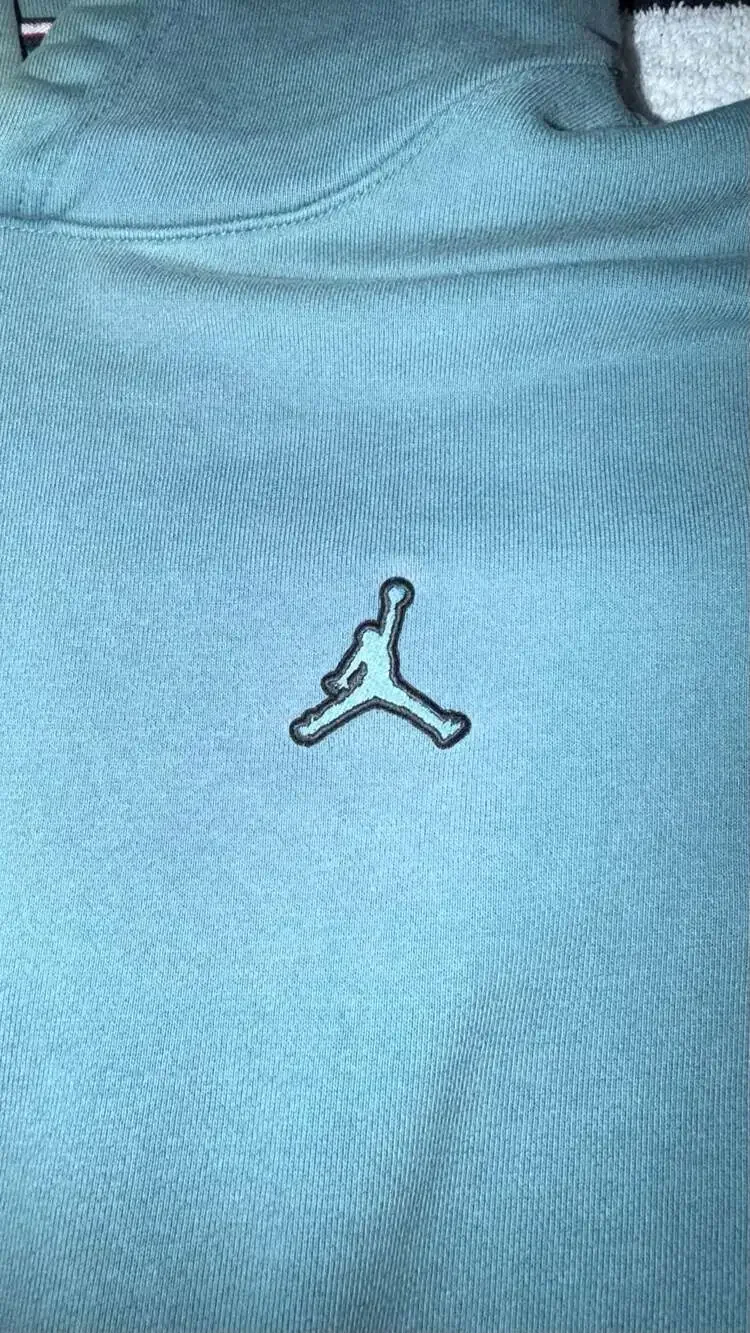 Jordan Essentials Fleece Pullover Hoodie in Rift Blue